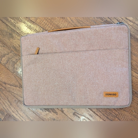 DOMISO  Laptop Sleeve Portable Carrying Case Comfort Handbag Pink 16" - Picture 4 of 14